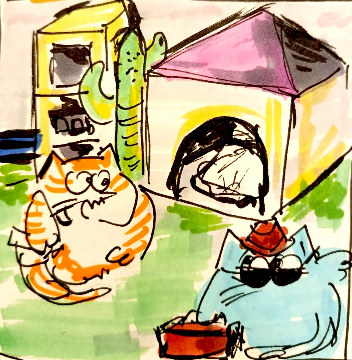 Σκίτσο: η Protlog Cat με μεσιτικά